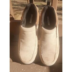 Brazos Men's Leather Steel Toe Slip-on Work Boots Size 10.5 - No Box EUC